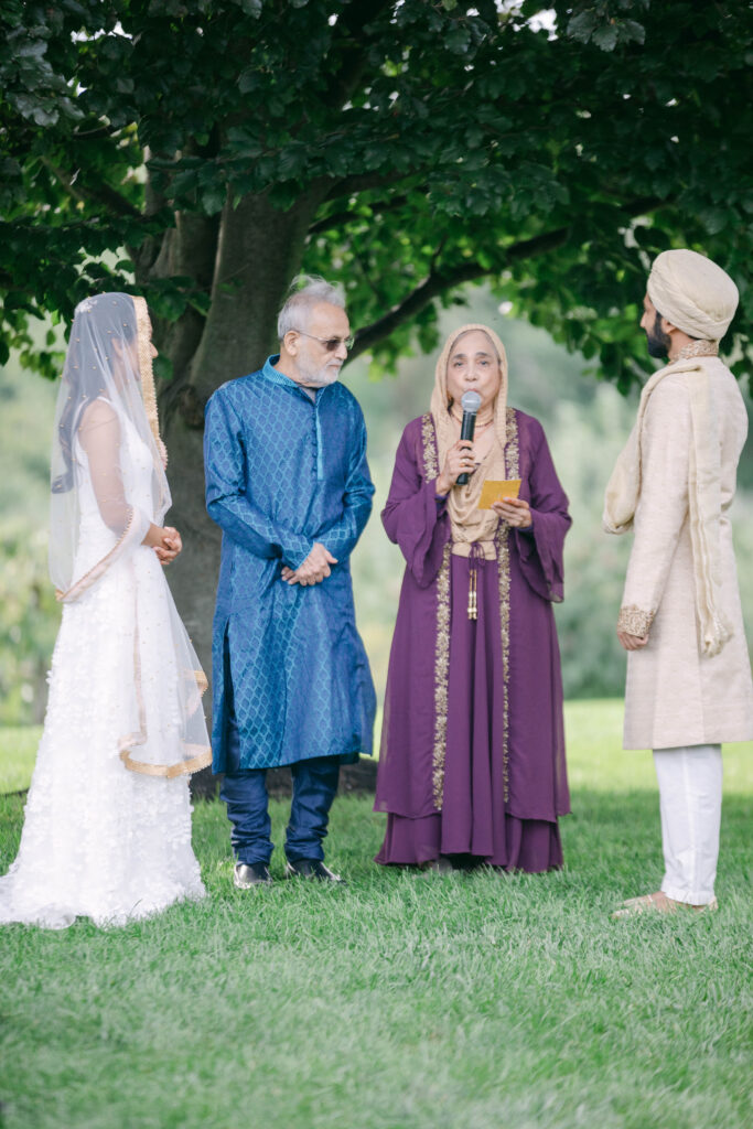 grandparents being involved during wedding ceremony